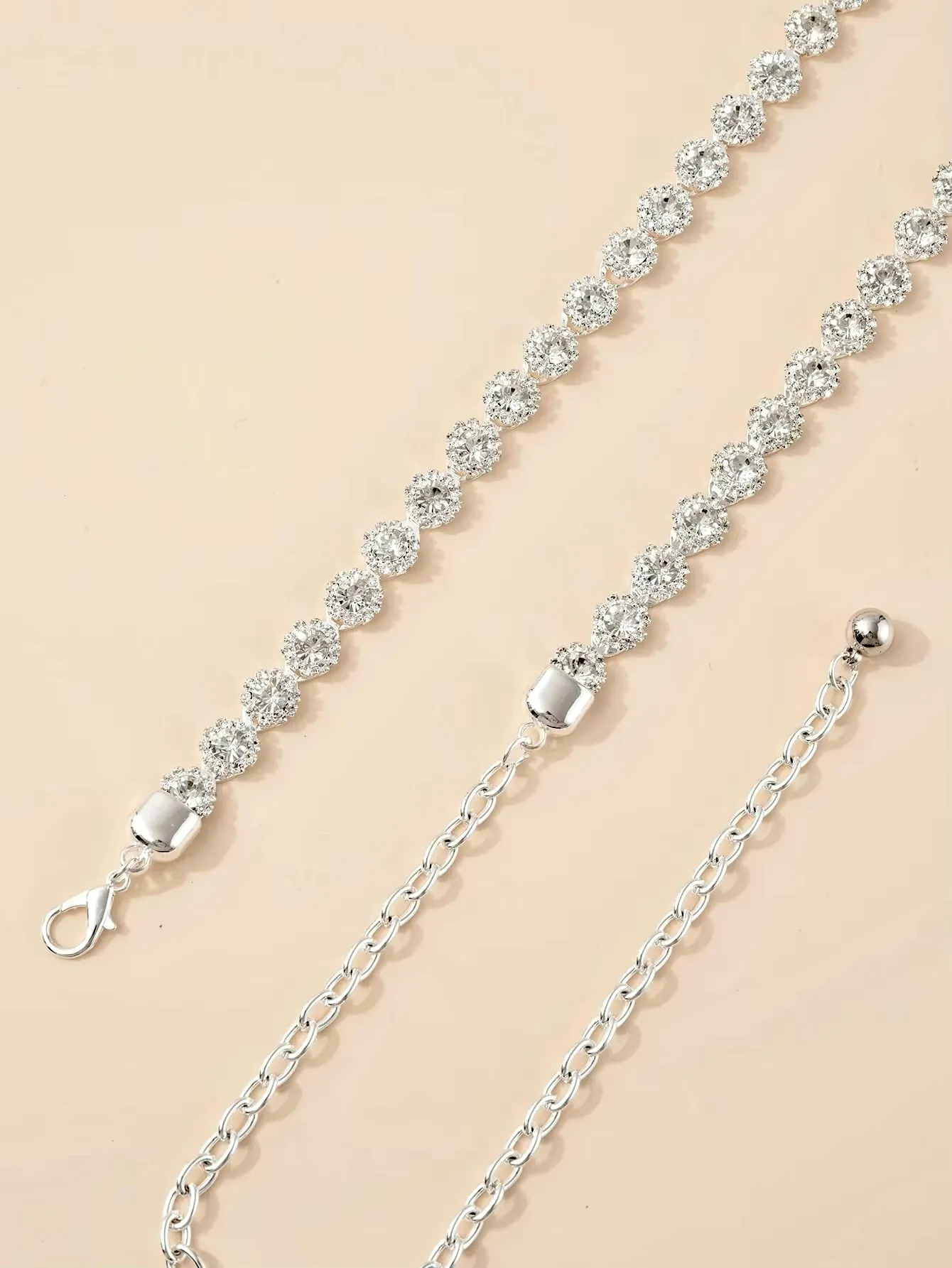 "Dana" - Crystal Bridal Chain Belt
